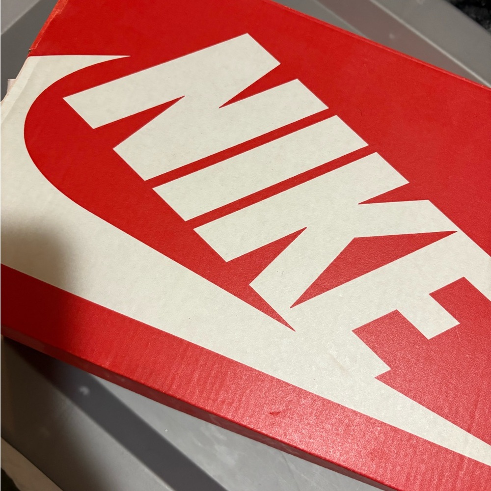 Nike Red and White Logo Box with take for 40$
